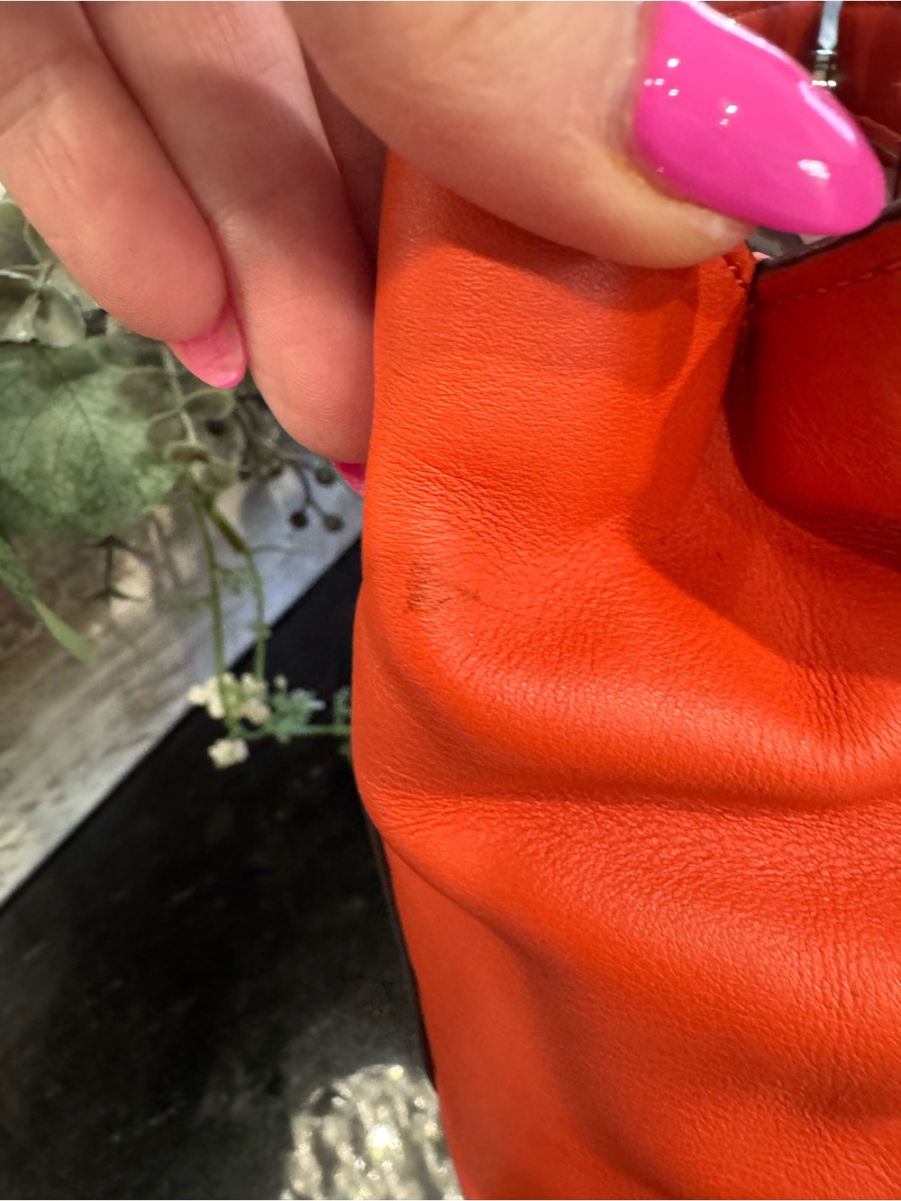 🤎COACH Mini Christie Carryall Signature Coated Canvas Khaki Coral Orange - Picture 13 of 16